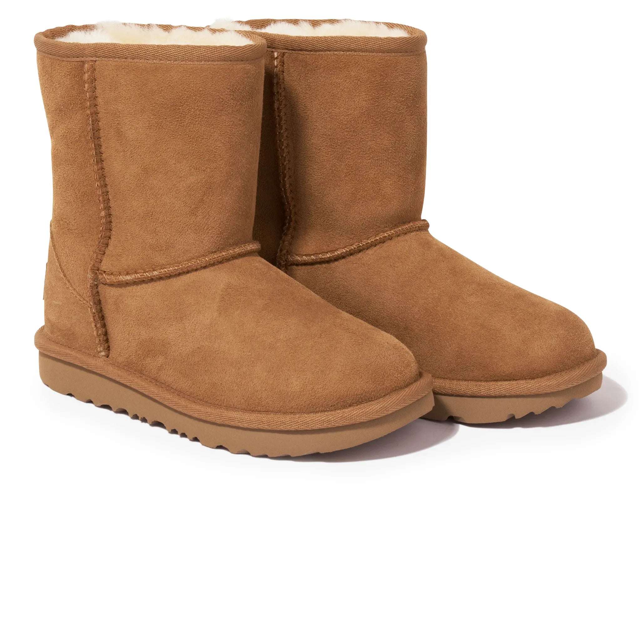 Front Side View of UGG Classic II Kids Brown Boots UGGS2001157211